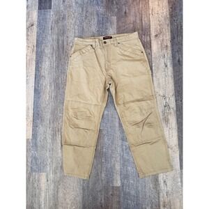 Ridgecut Toughwear Mens 38x30 Tan Ripstop Double Knee Carpenter Work Pants